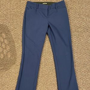 Navy dress pants.